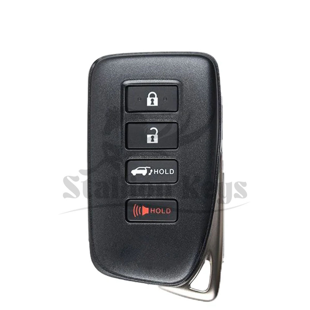 2020-2022 Lexus NX / LX570 / RX350 / RX450h / 4-Button Smart Key / PN: 89904-48V80 / HYQ14FLB / Board 3950 / AFTERMARKET 2020-2022 Lexus NX / LX570 / RX350 / RX450h / 4-Button Smart Key / PN: 89904-48V80 / HYQ14FLB / Board 3950 / AFTERMARKET